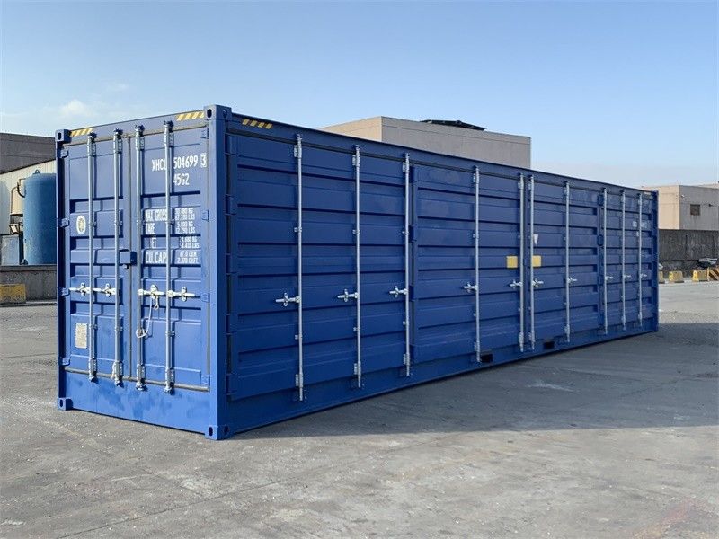 40-Fuß-Seecontainer mit seitlicher Öffnung